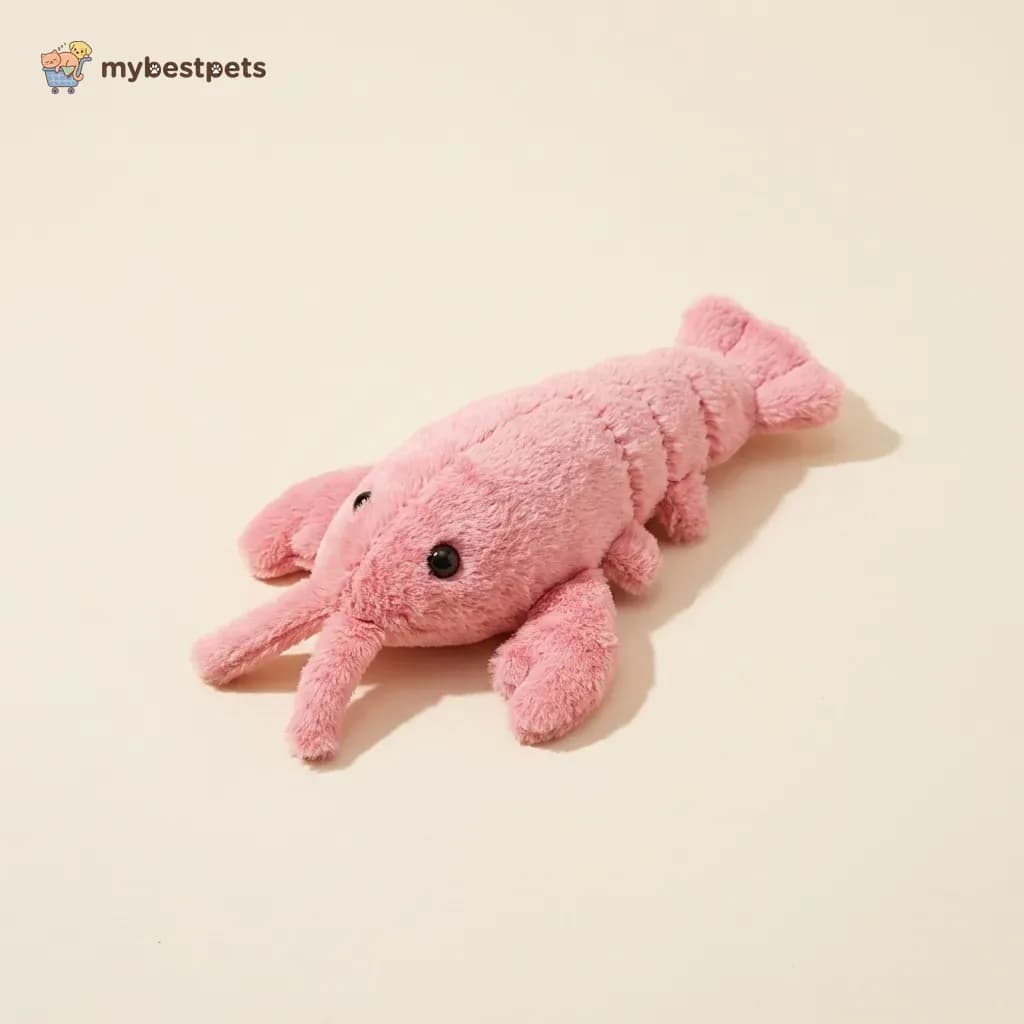 Flopping Lobster Cat Toy with Touch Sensor, USB Rechargeable