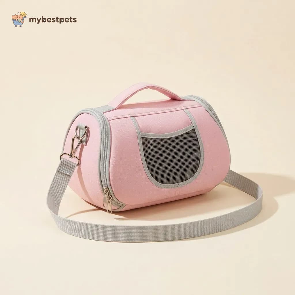 Hamster Carrier Bag with Window and Shoulder Strap
