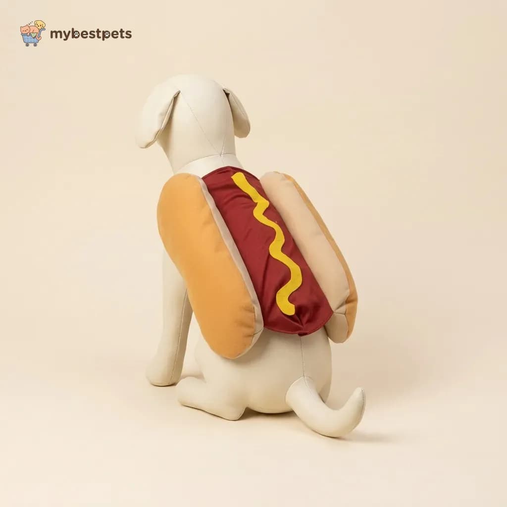 Hot Dog Costume for Dogs and Cats, Halloween and Party Outfit