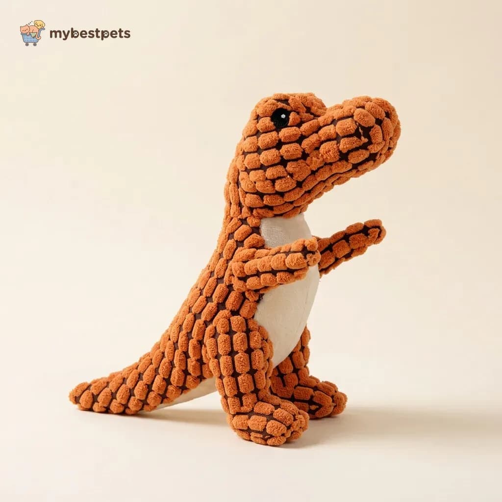 Plush Squeaky Dinosaur Dog Toy, 25 cm or 50 cm