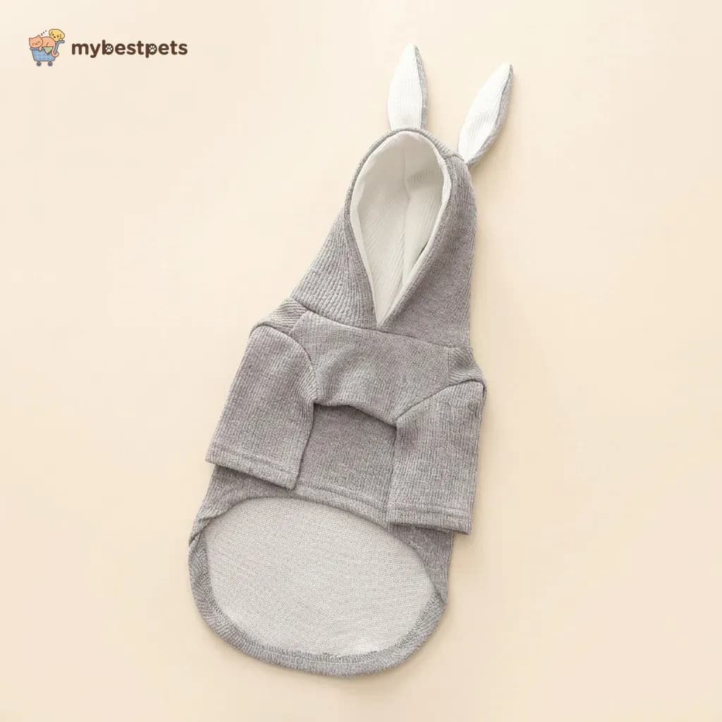 Bunny Ear Dog Hoodie for Small and Medium Dogs