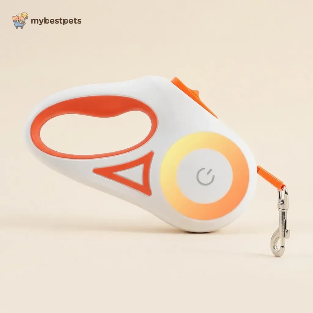 Retractable Dog Leash with LED Light, 3 m or 5 m