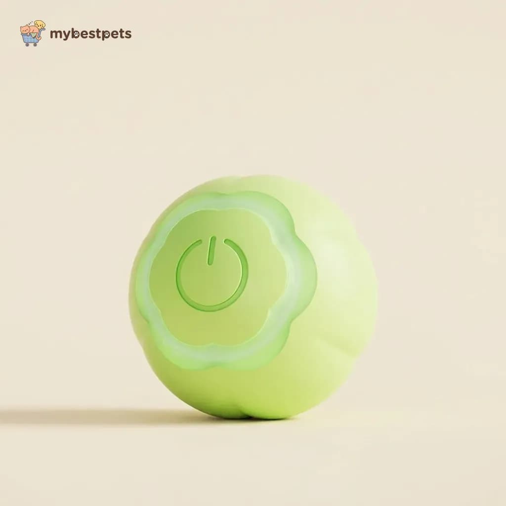 Mini Automatic Rolling Ball Cat Toy, 4 cm, USB Rechargeable
