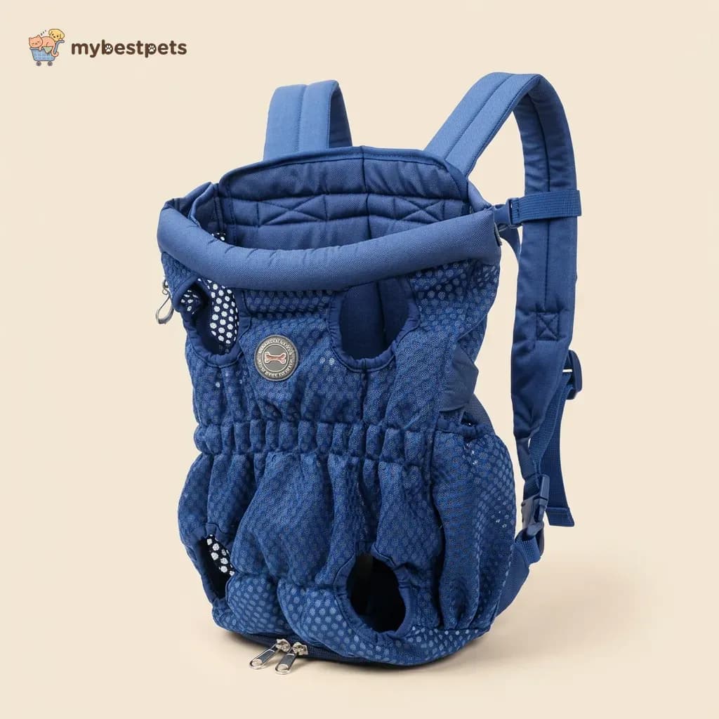Mesh Pet Carrier Backpack for Cats and Small Dogs, Front or Back