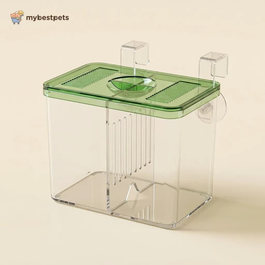 Aquarium Fish Breeding and Isolation Box, Two Compartments