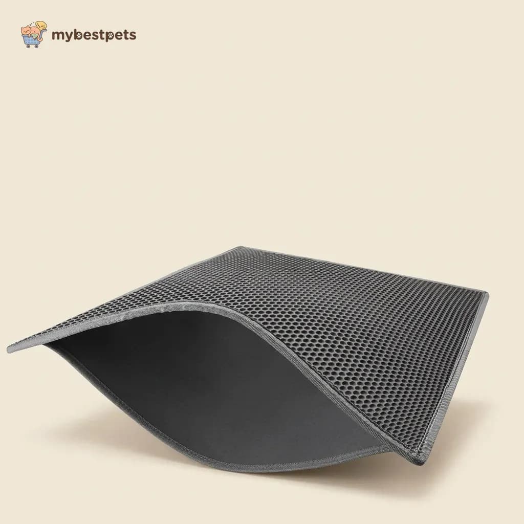 Cat Litter Mat, Honeycomb Double Layer with Waterproof Base