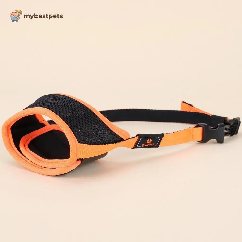 Soft Mesh Dog Muzzle with Quick-Release Buckle