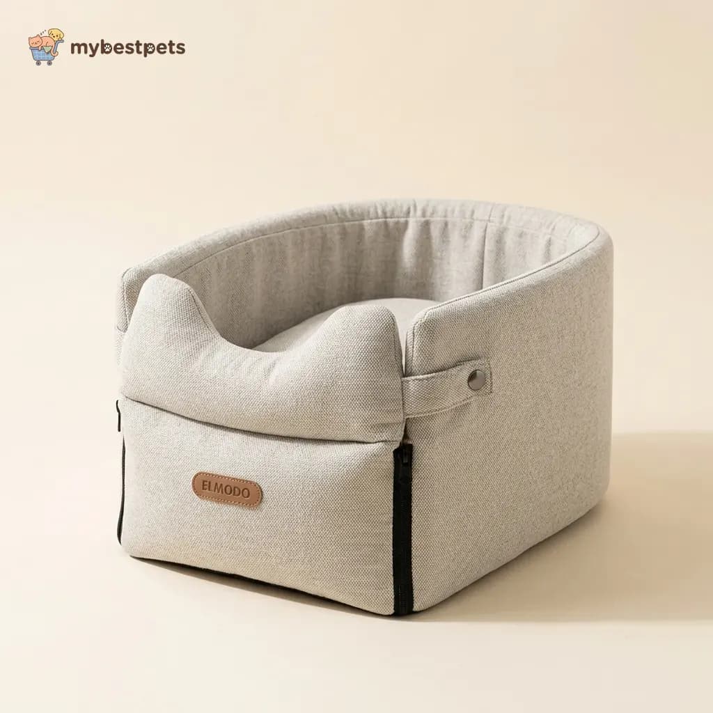 Car Console Dog Seat Bed for Small Dogs and Cats