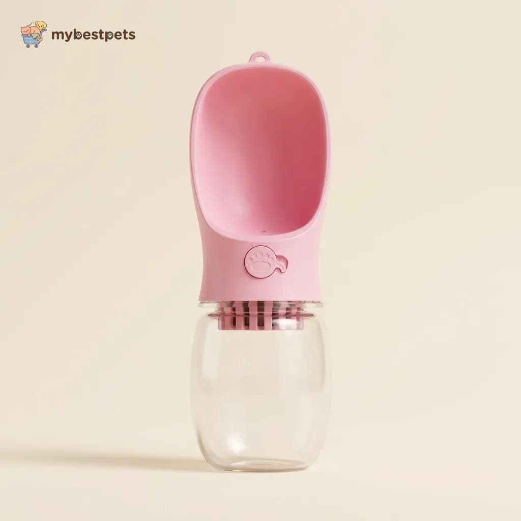 Portable Dog Water Bottle with Drinking Trough, 350 or 550 ml