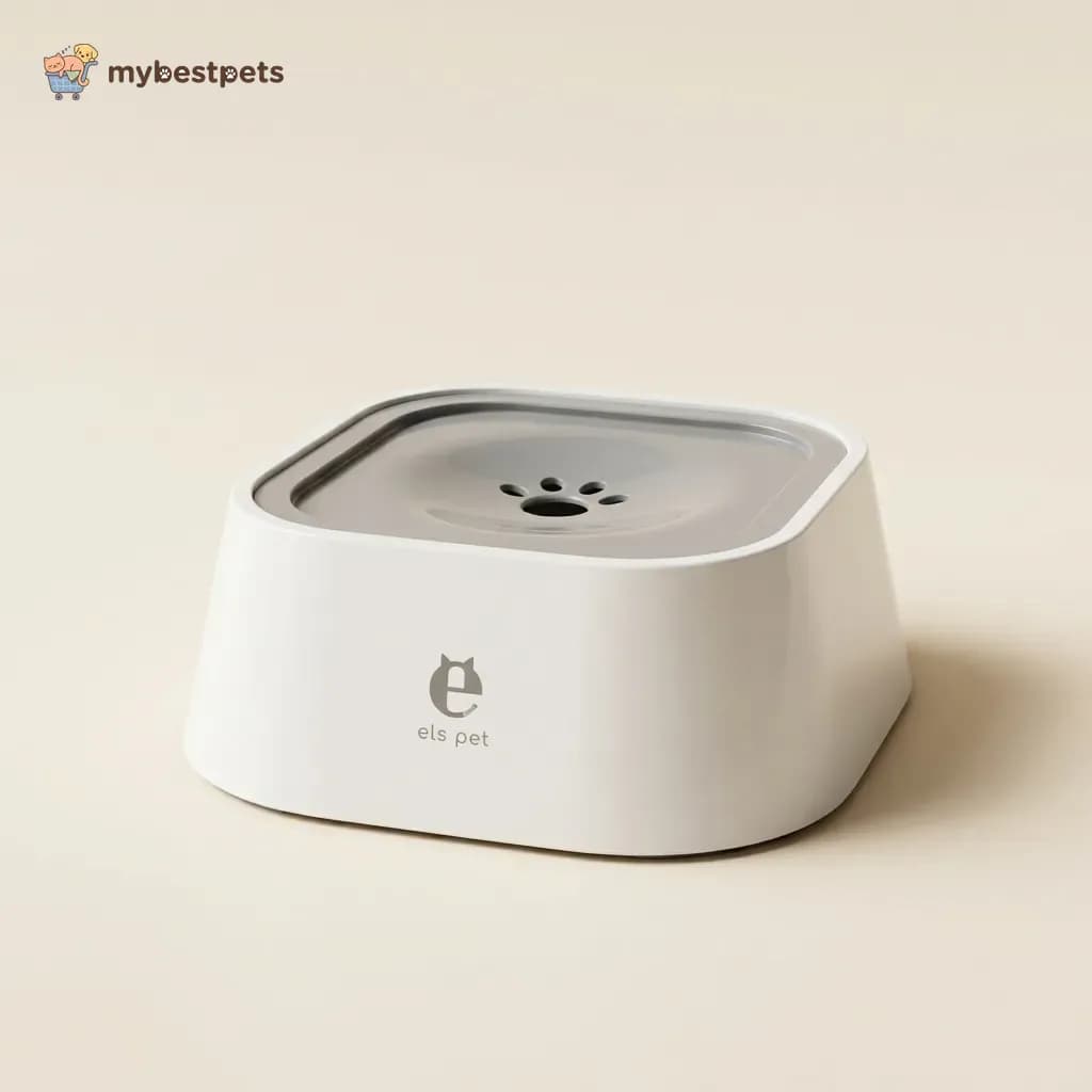 Anti-Splash Floating Water Bowl for Dogs and Cats
