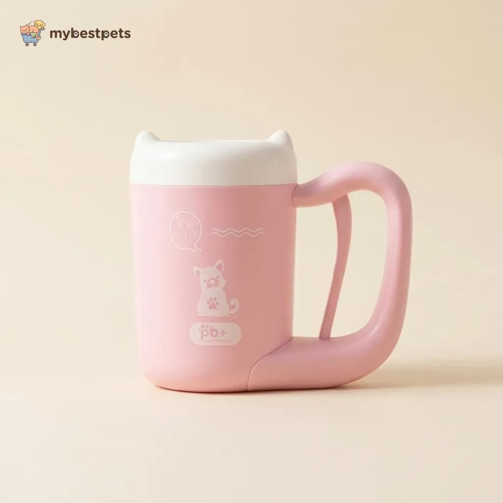 Paw Cleaner Cup with Pump Handle for Dogs and Cats