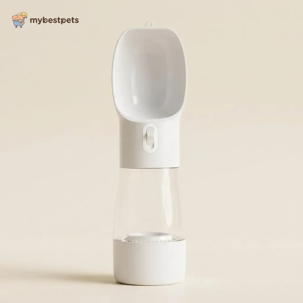 2-in-1 Dog Travel Bottle for Water and Food