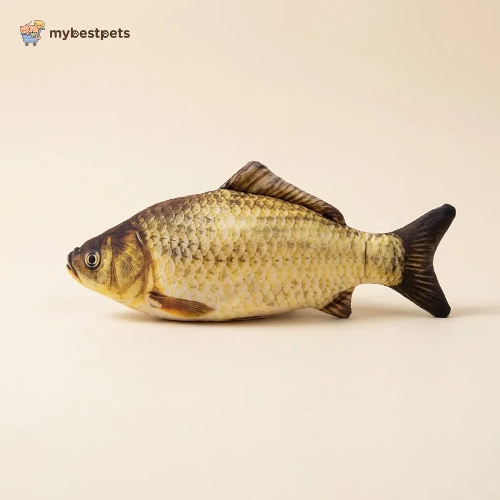 Electric Flopping Fish Cat Toy, USB Rechargeable Plush