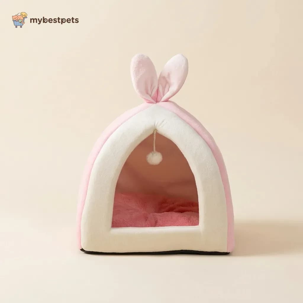 Bunny Ear Igloo Bed for Cats and Small Dogs