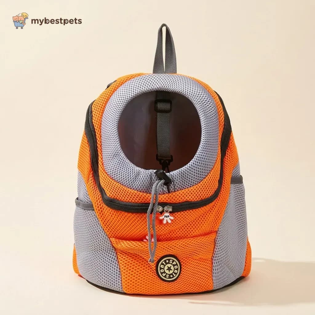 Pet Carrier Backpack with Head Out Opening, Breathable Mesh