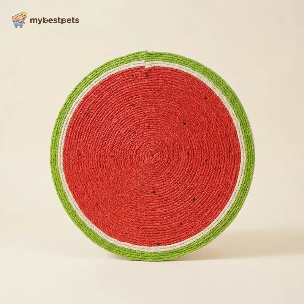 Sisal Cat Scratching Pad in Watermelon or Carrot Shape