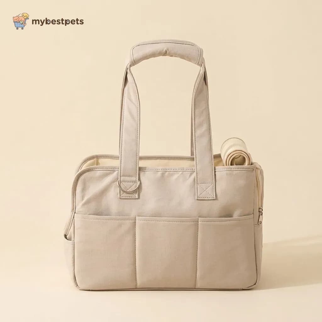 Pet Carrier Tote Bag with Front Pockets for Small Dogs and Cats