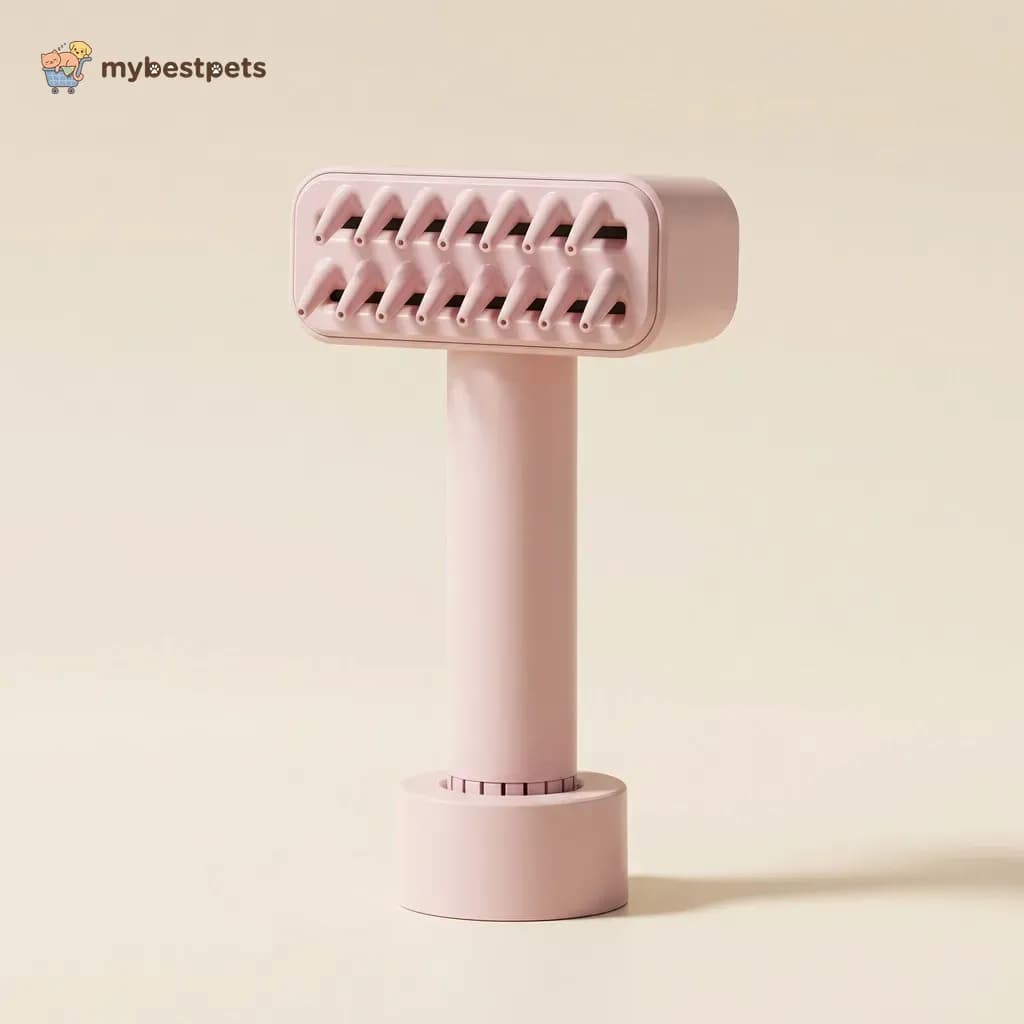 Electric Pet Comb with Charging Base for Dogs and Cats