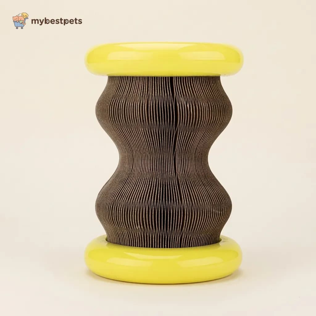 Cat Scratcher Toy, Foldable Accordion Cardboard