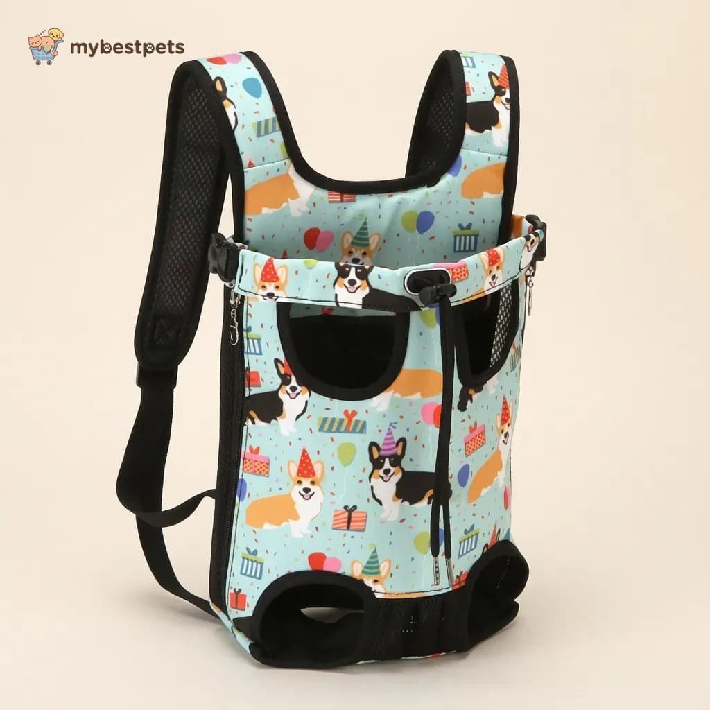 Pet Chest Carrier with Mesh Panels for Cats and Small Dogs