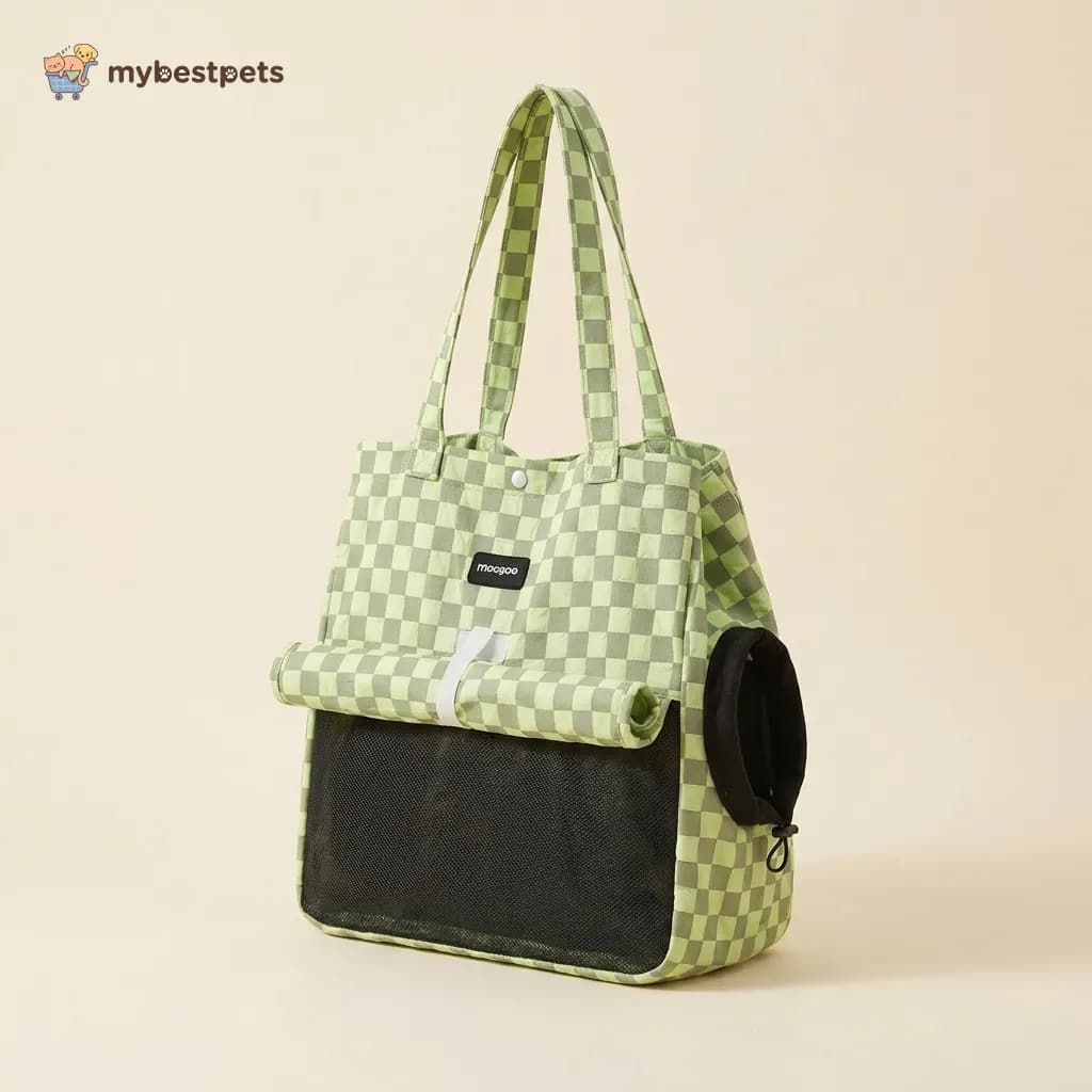 Cat Shoulder Bag Carrier with Mesh Window and Head Opening