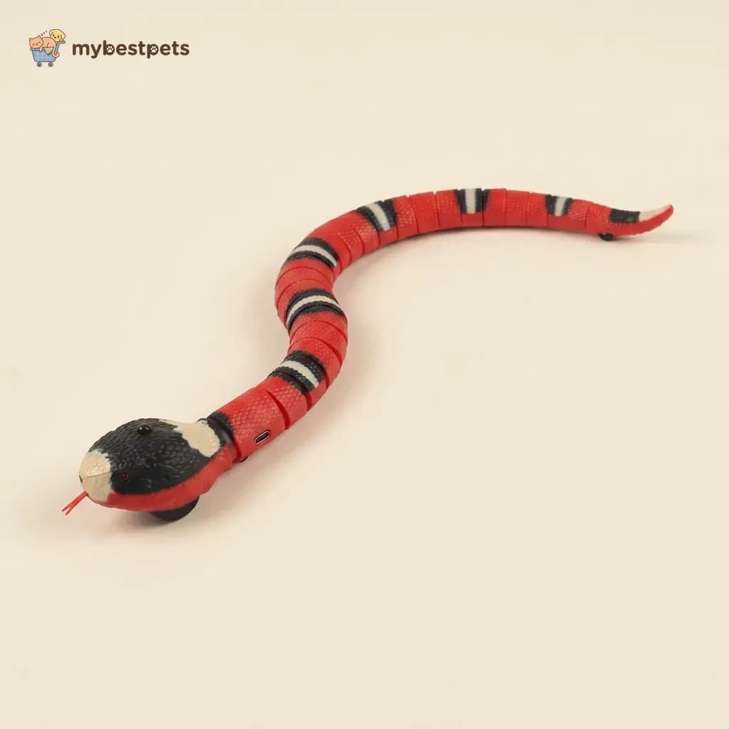 Electric Moving Snake Cat Toy, USB Rechargeable