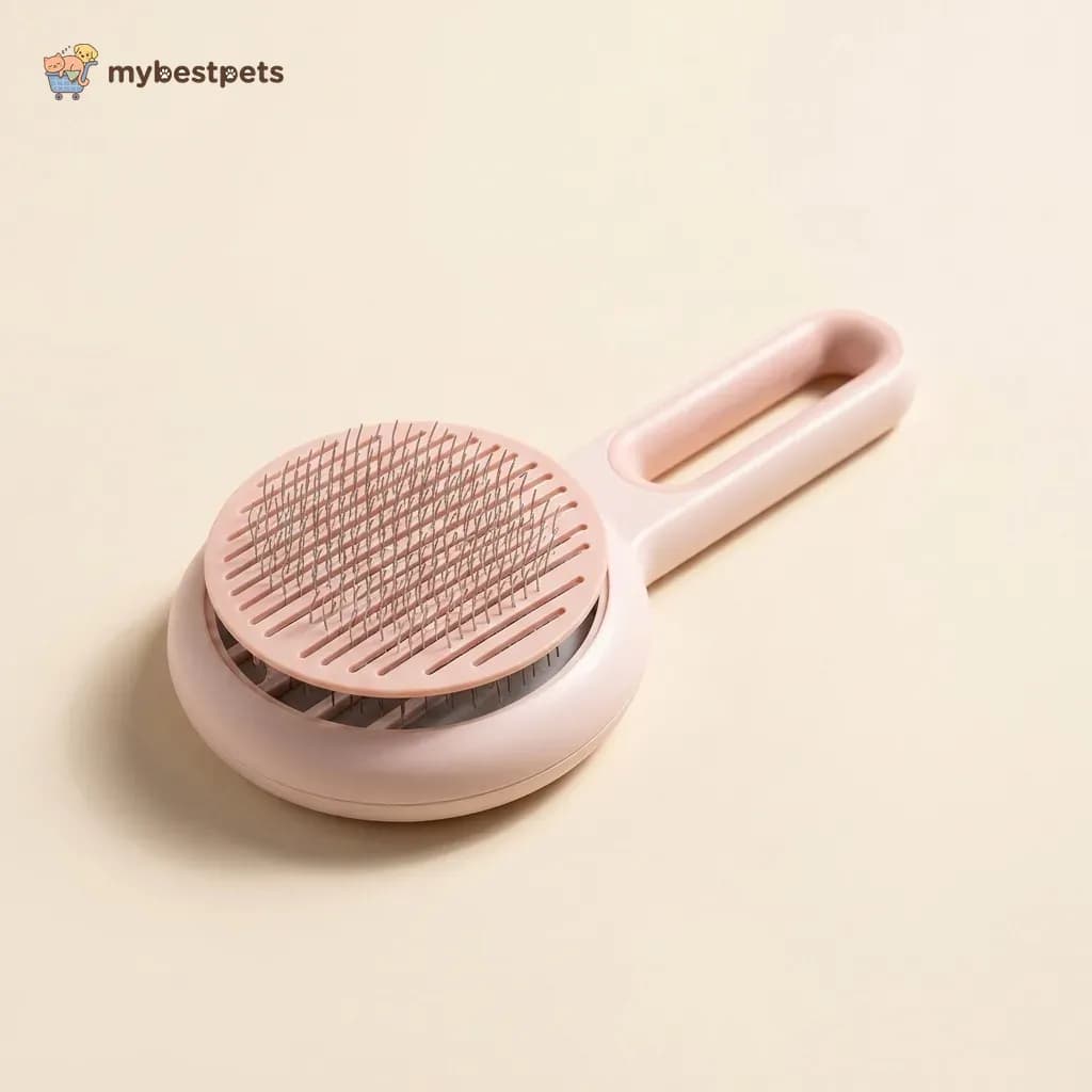 Lightweight Self-Cleaning Pet Brush with Hollow Handle
