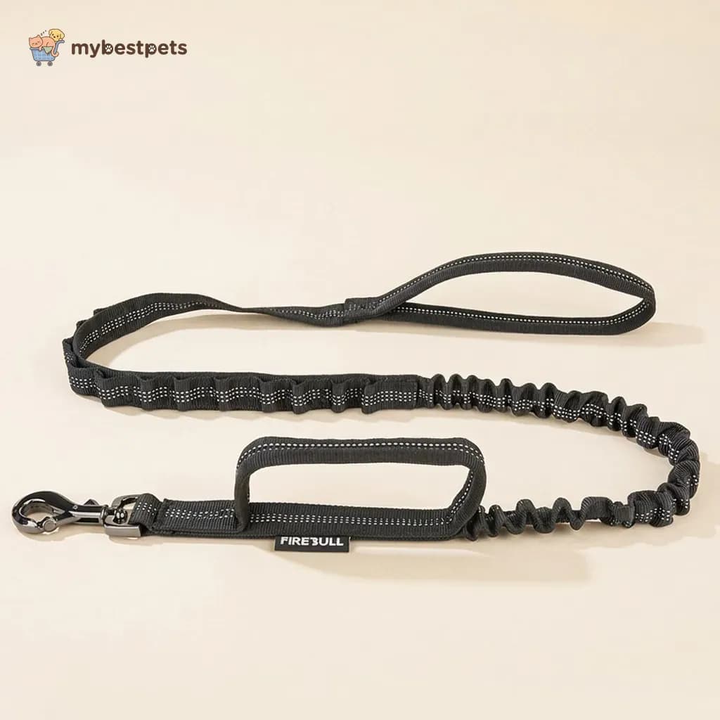Tactical Dog Leash with Bungee Section and Traffic Handle