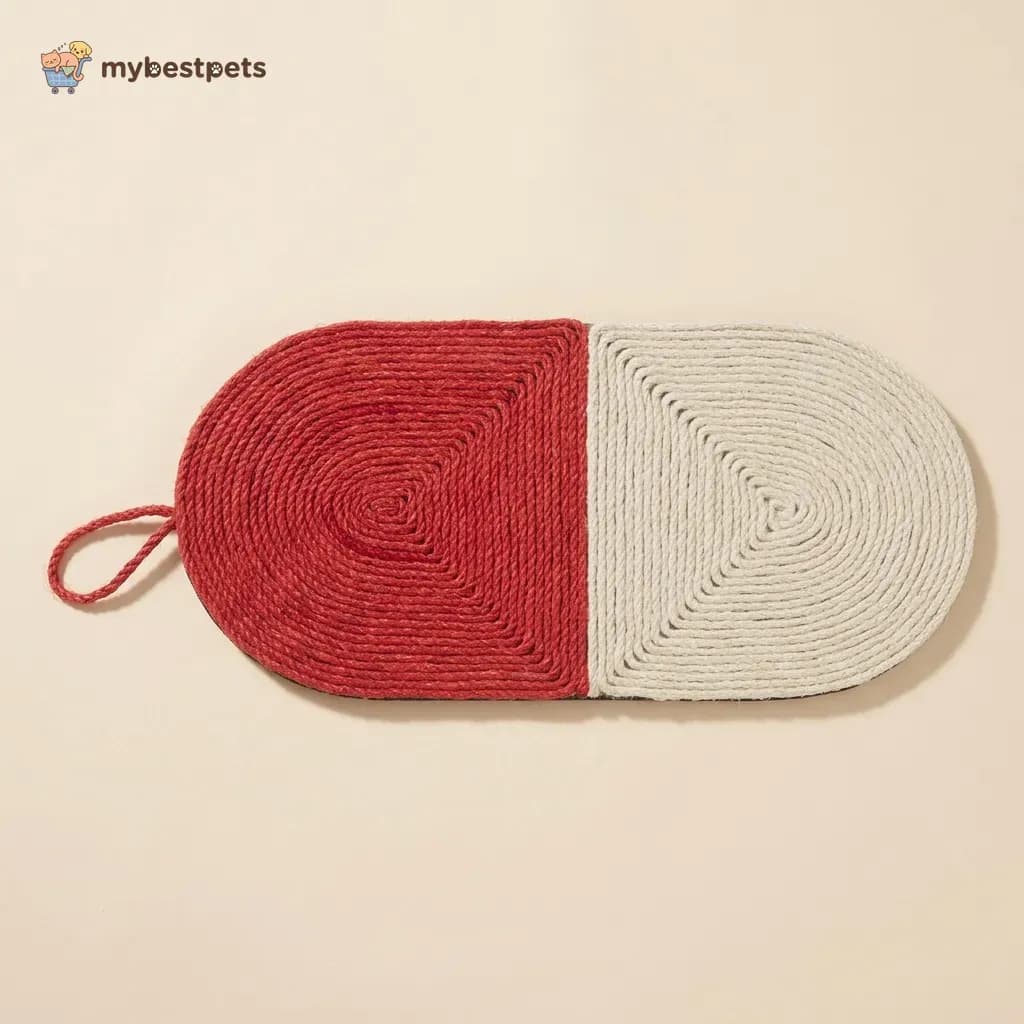 Sisal Cat Scratching Mat on EVA Backing, Flat Floor Scratcher