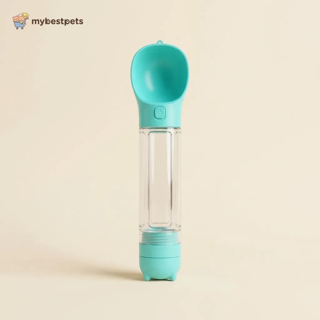 Portable Dog Water Bottle with Scoop Cup, 300 or 500 ml