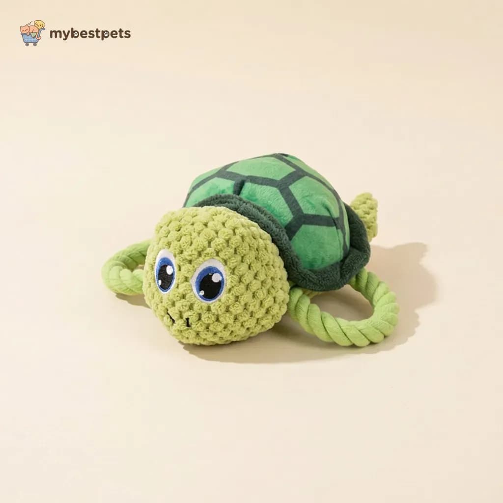 Plush Rope Dog Toy, Turtle, Shark or Clownfish
