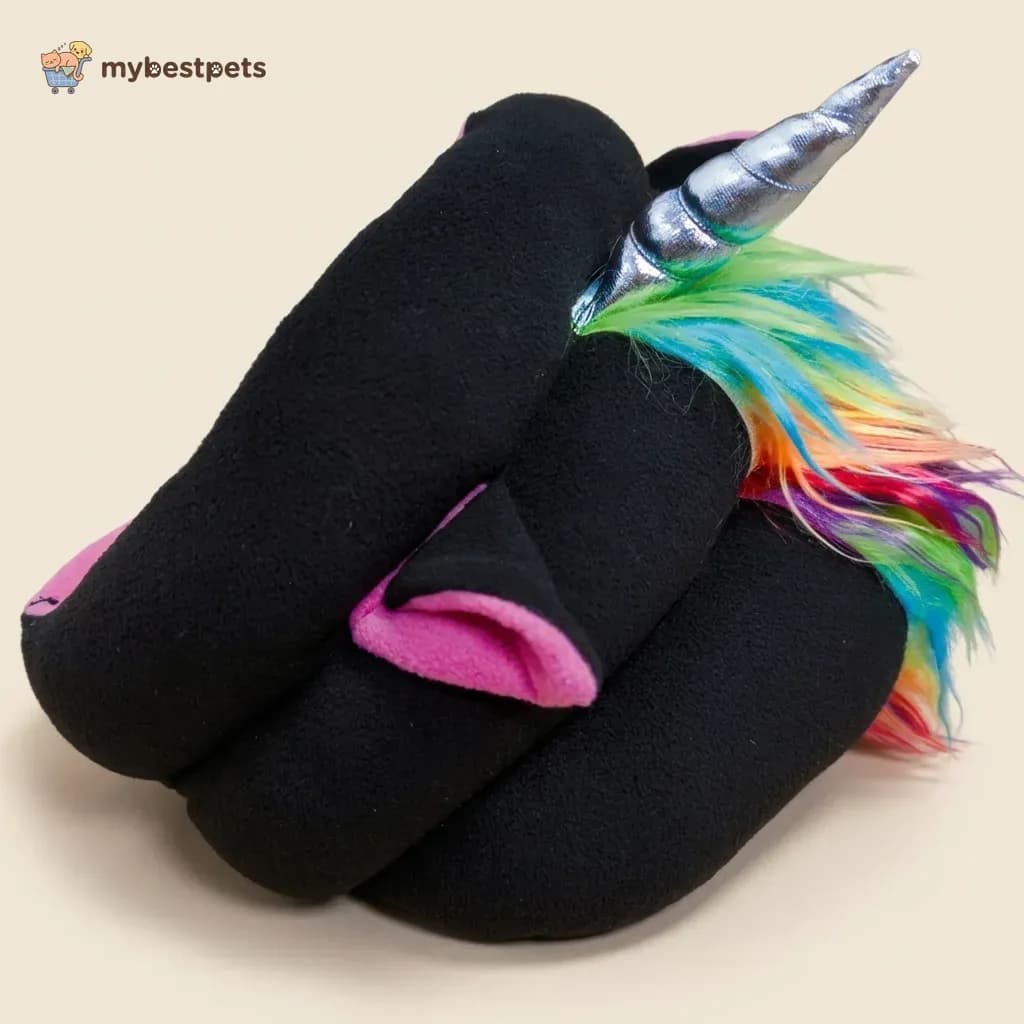 Unicorn Plush Hamster Bed, Washable Nest for Small Pets