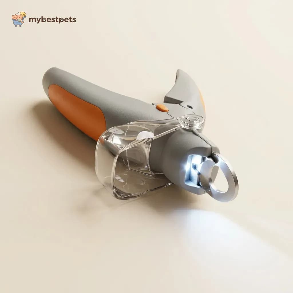 Pet Nail Clipper with LED Light and Magnifier for Dogs and Cats