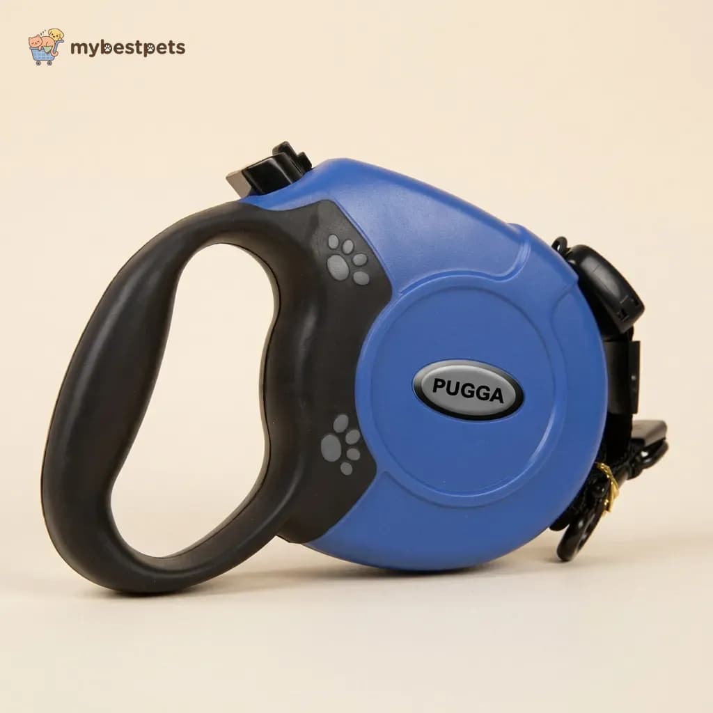 Retractable Dog Leash for Medium and Large Dogs, Curved Grip