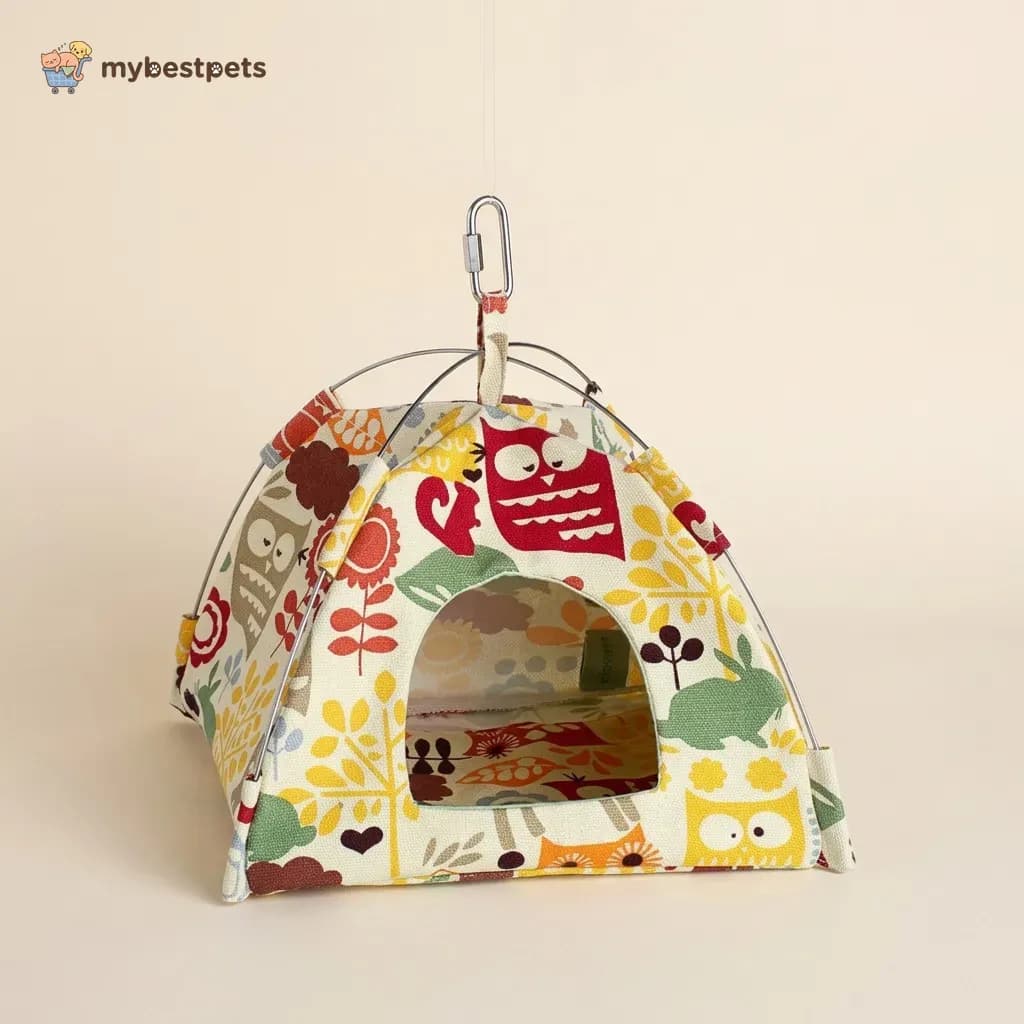 Hanging Bird Tent, Canvas Nest for Budgies and Hamsters