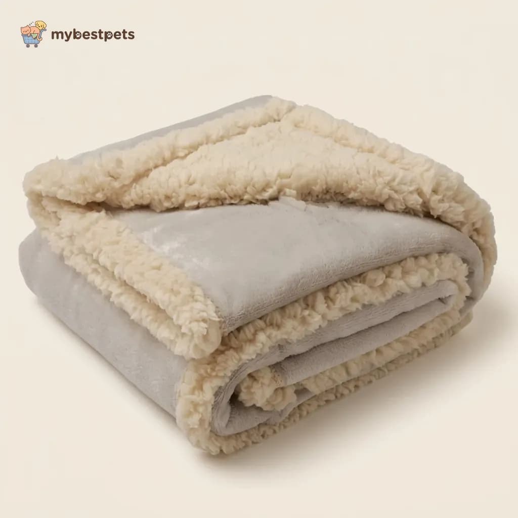 Pet Blanket for Dogs and Cats, Thick Sherpa and Flannel