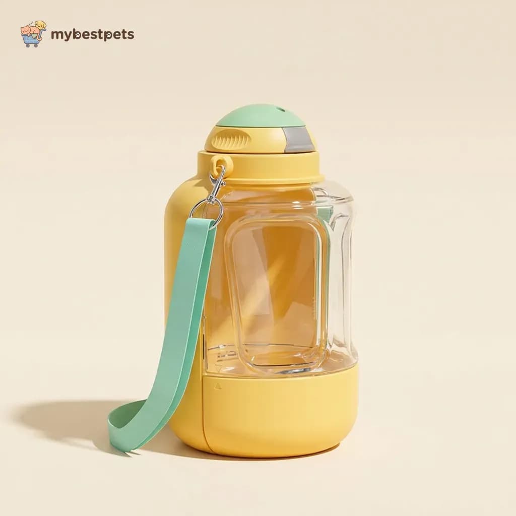Large Dog Water Bottle with Drinking Tray, 1000 or 1500 ml