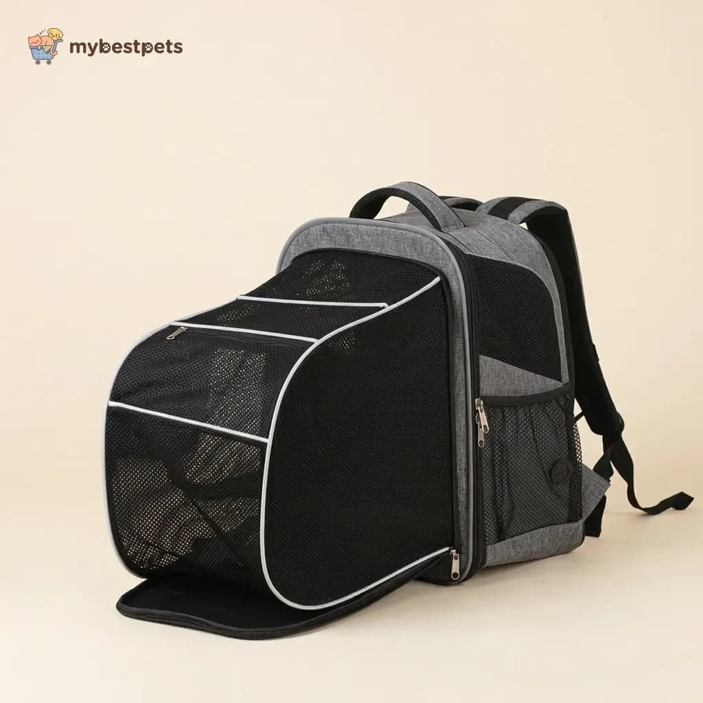 Expandable Pet Carrier Backpack for Cats and Small Dogs