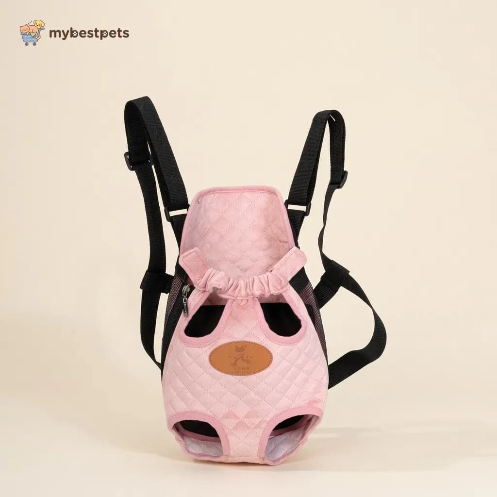 Quilted Pet Front Carrier with Legs Out for Cats and Small Dogs