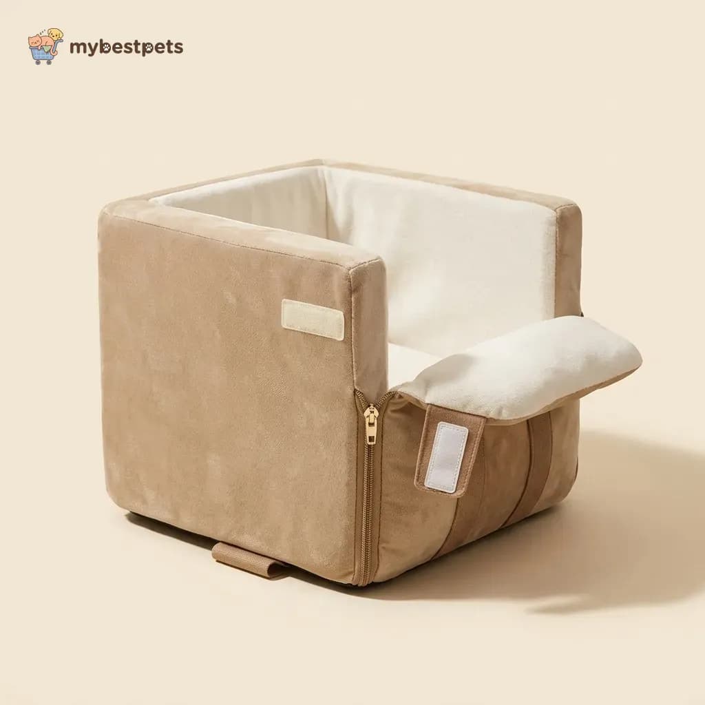 Dog Car Seat for Centre Console, Small Dogs and Cats