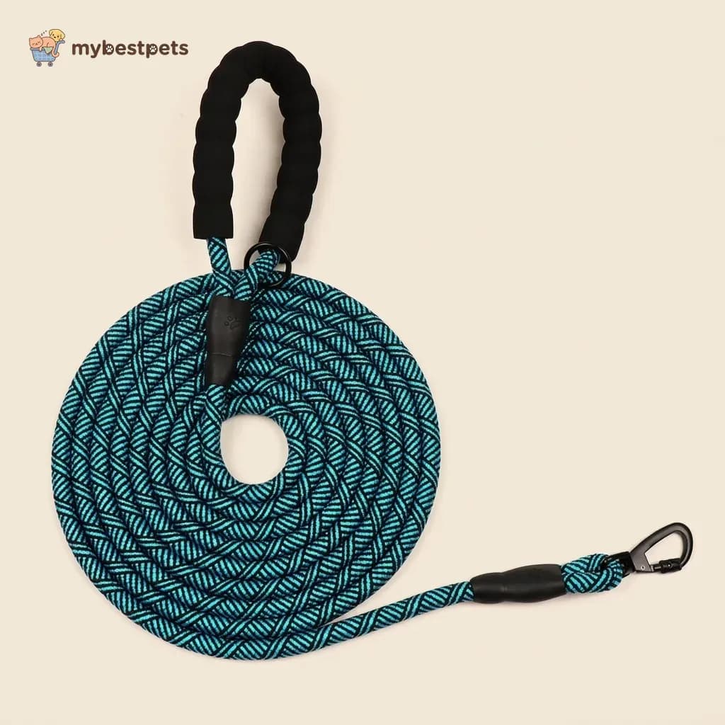 Long Dog Leash, 4.5 m Braided Rope for Recall Training