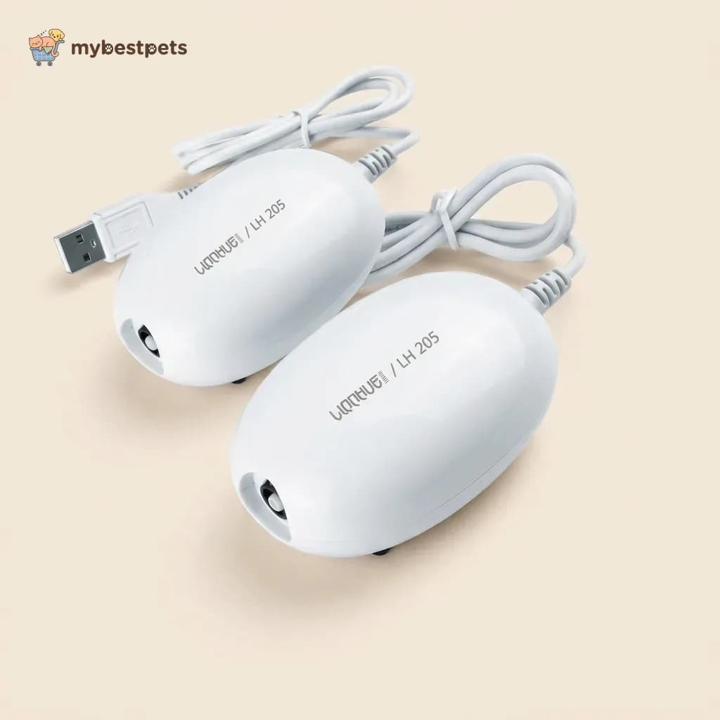 Aquarium Air Pump, Mini USB with Single or Double Outlet