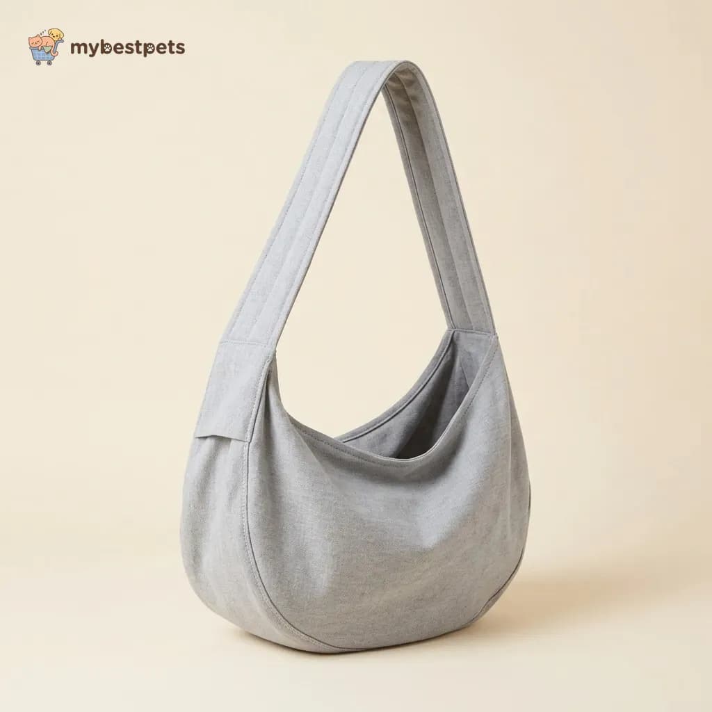 Pet Sling Bag for Small Dogs and Cats, Foldable Cotton Linen