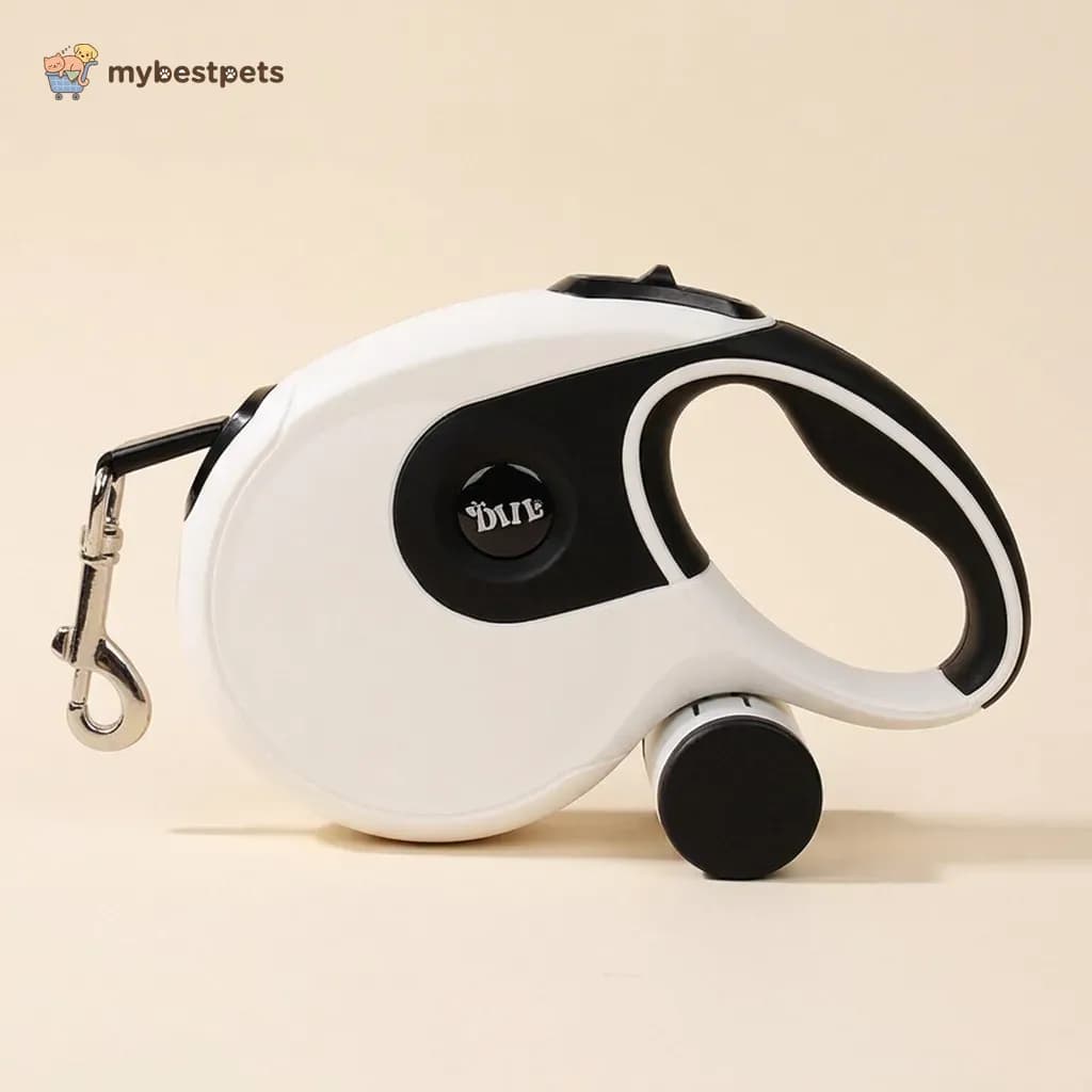 Retractable Dog Leash with One Button Brake and Soft Grip
