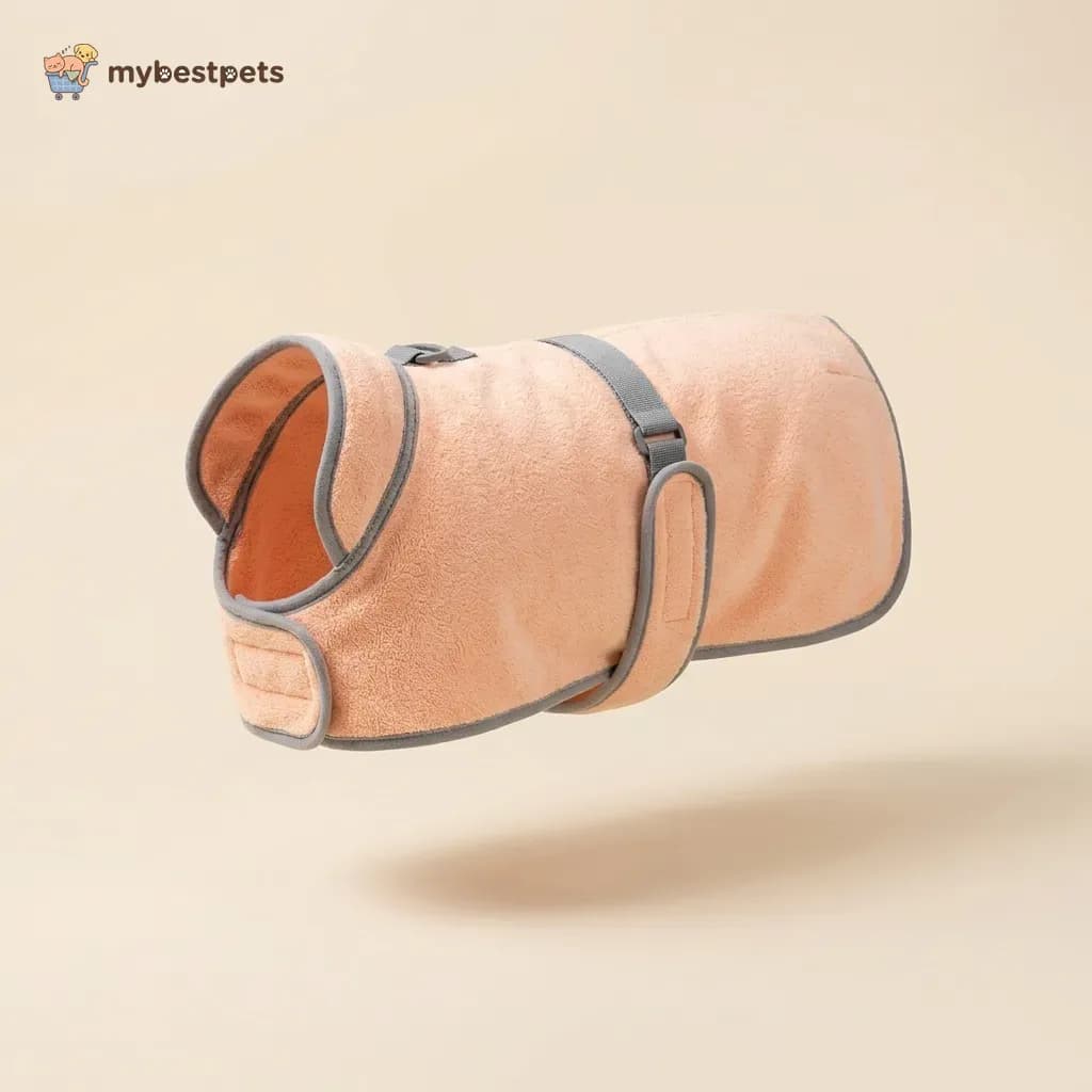 Dog Drying Coat, Microfibre Bathrobe for Dogs and Cats