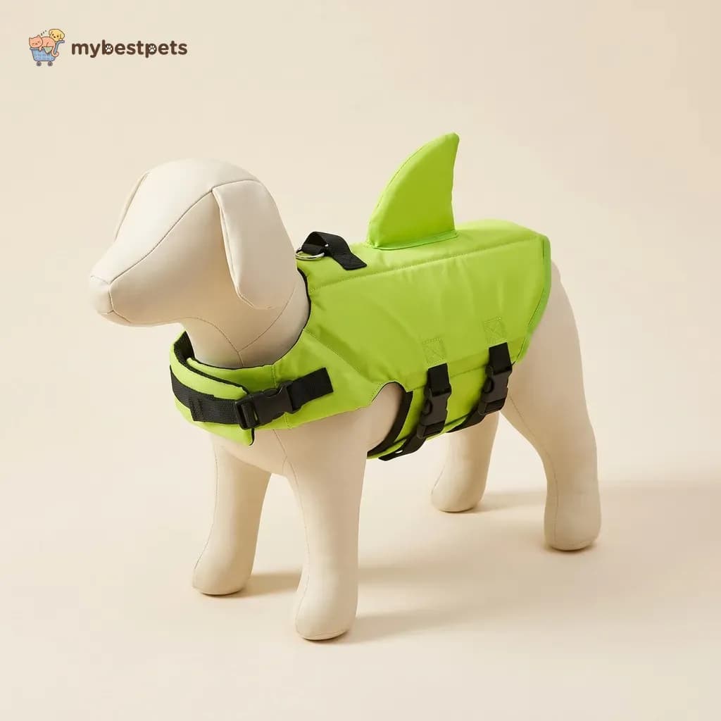 Dog Life Jacket with Shark Fin Handle
