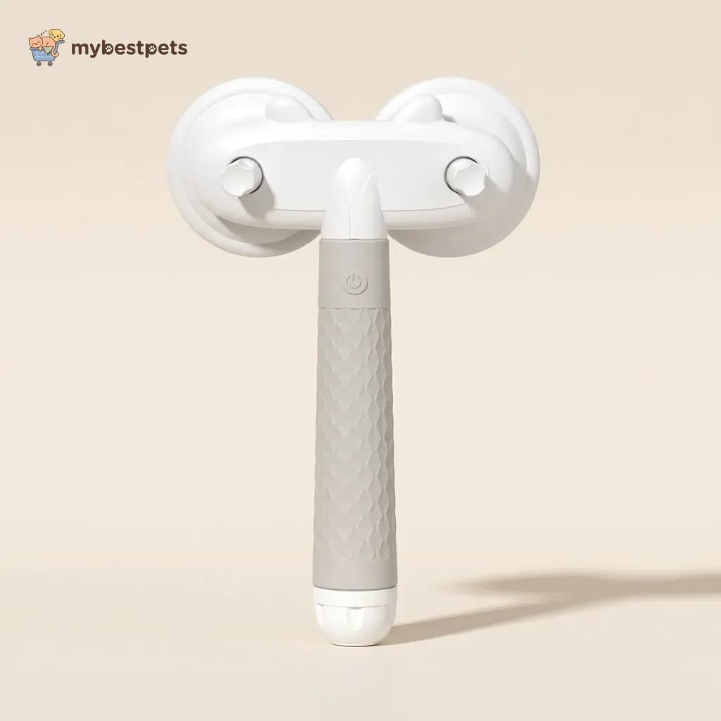 Double Head Slicker Brush for Dogs and Cats, Self-Cleaning