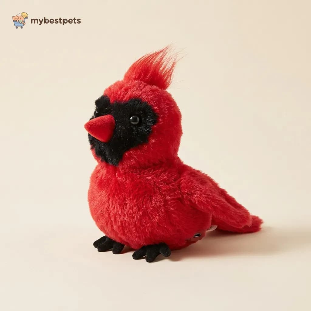 Flapping Bird Cat Toy with Chirping Sound, USB Rechargeable