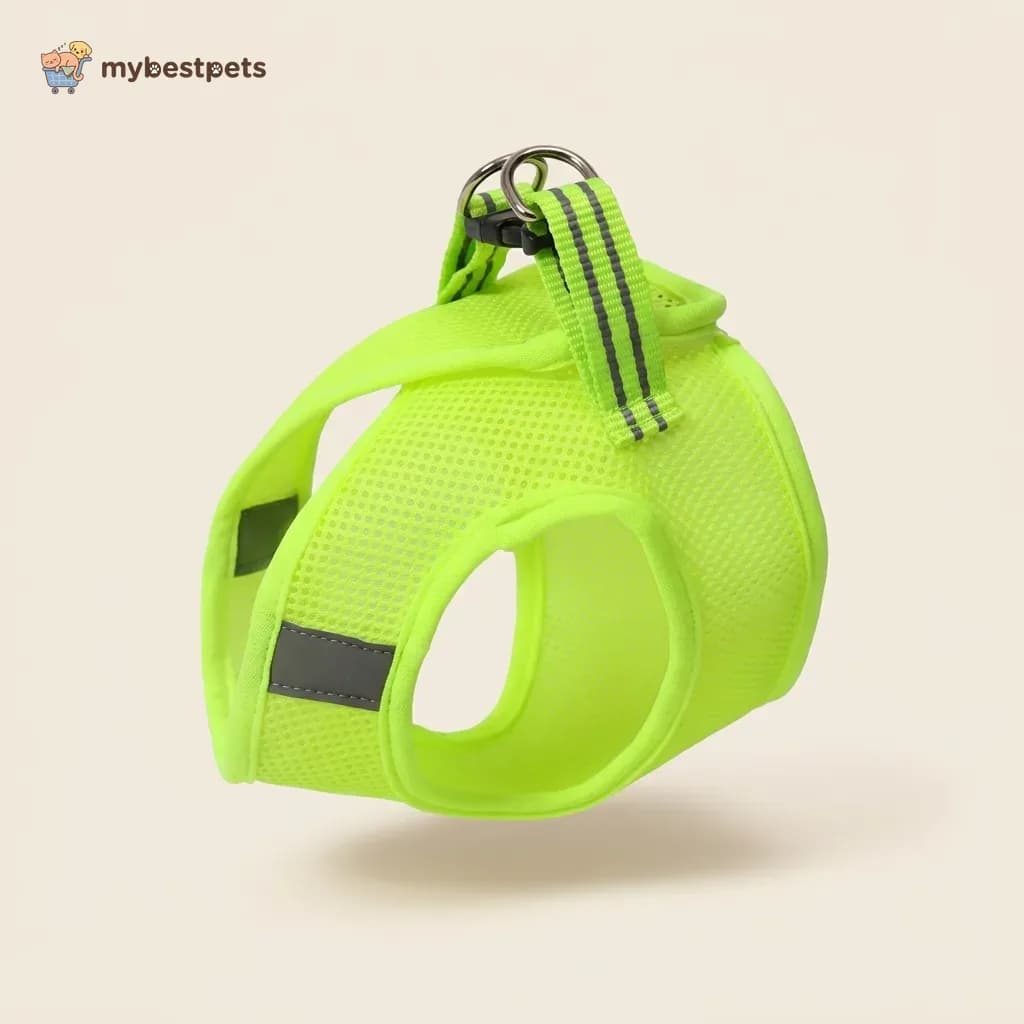 Cat Harness Vest in Padded Mesh with Lead Ring